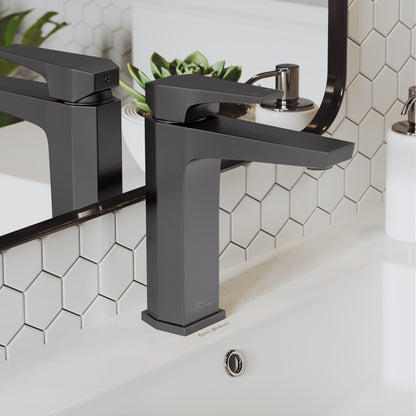 Voltaire Single Hole, Single-Handle, Bathroom Faucet in Gunmetal Gray