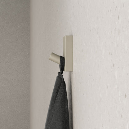Monaco Concrete Bathroom Robe Hook in Taupe