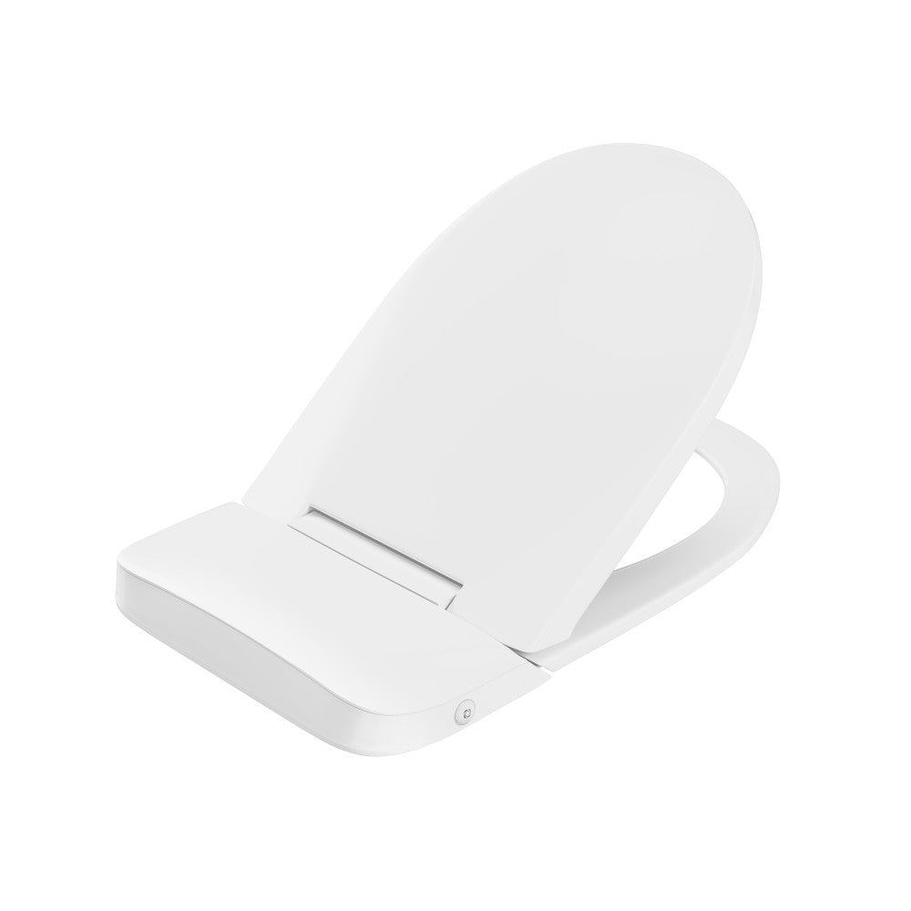 Hugo H Power Flush Tankless Toilet 10" Rough-in 1 GPF Non-Electric ADA Toilet with Integrated Tank in Glossy White