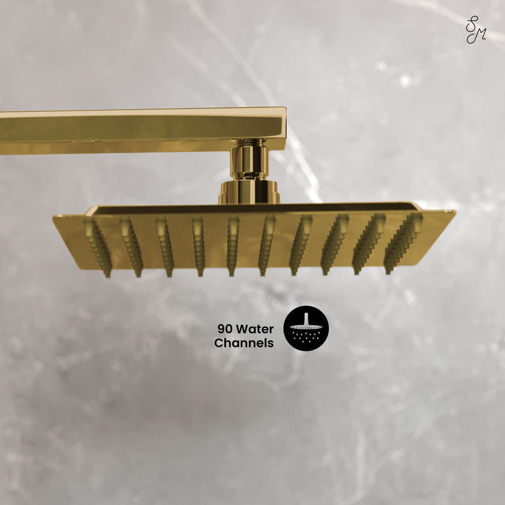 Concorde Single-Handle 1-Spray Tub and Shower Faucet in Brushed Gold (Valve Included)