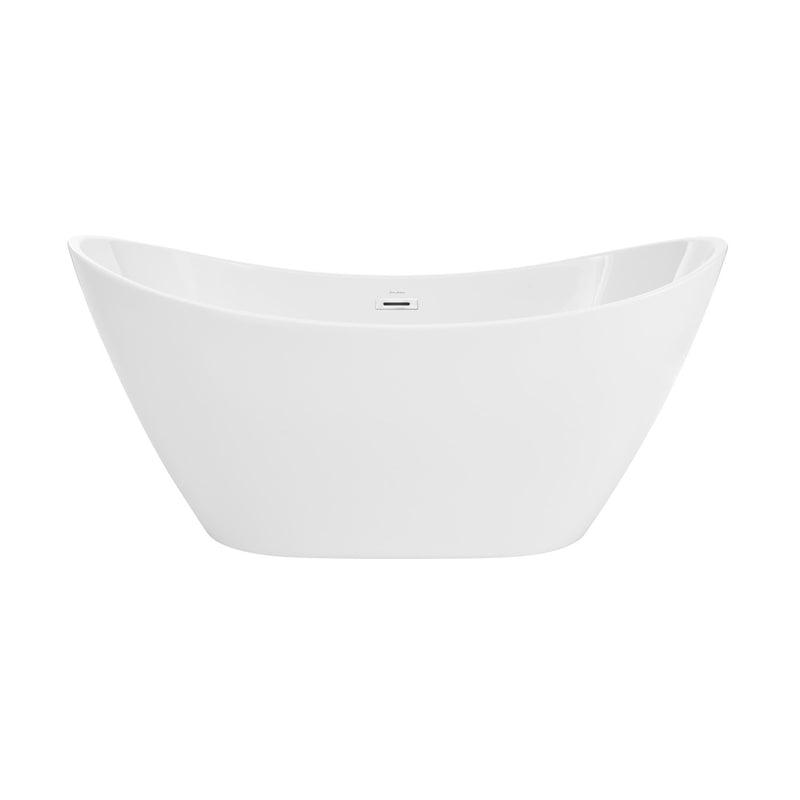 Ivy 67" Double Slipper Freestanding Bathtub