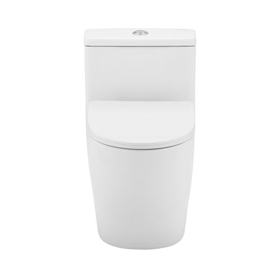 Arles One-Piece Elongated Toilet Vortex Dual-Flush 0.8/1.18 gpf