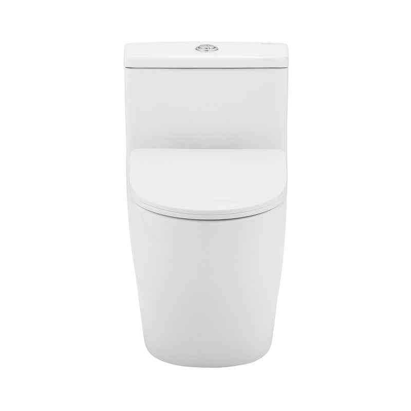 Arles One-Piece Elongated Toilet Vortex Dual-Flush 0.8/1.18 gpf