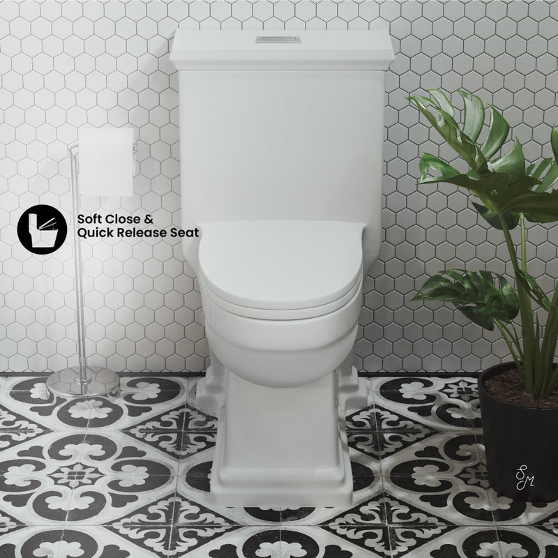 Voltaire One-Piece Elongated Toilet Dual-Flush 1.1/1.6 gpf