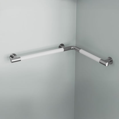 Auvergne 29" x 22" Right Angle Grab Bar in Matte White