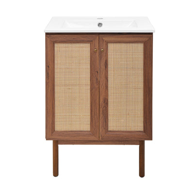 Classe 24" Bathroom Vanity in Dark Walnut