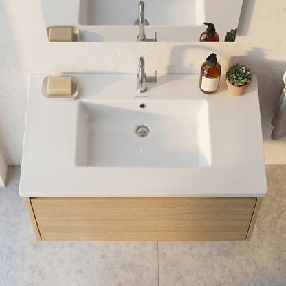Voltaire 31 Vanity Top Sink with Single Faucet Hole
