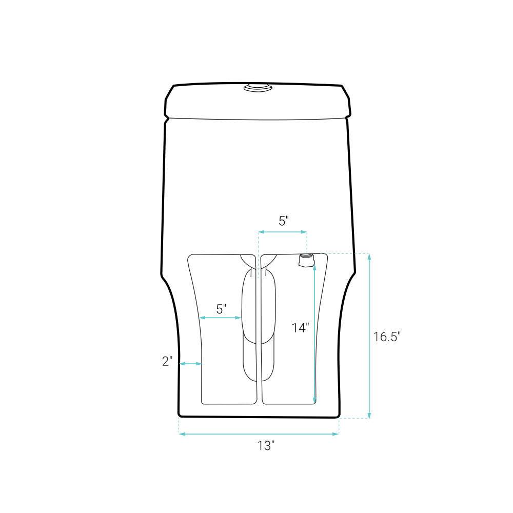 Virage One-Piece Elongated Toilet Vortex Dual-Flush 1.1/1.6 gpf
