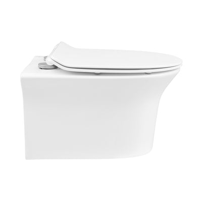 Cascade Wall-Hung Elongated Toilet Bowl