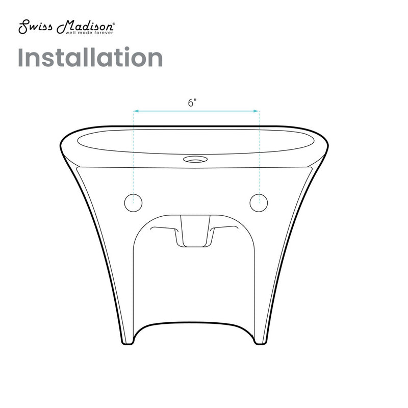 Ivy 19" Wall-Mount Bathroom Sink