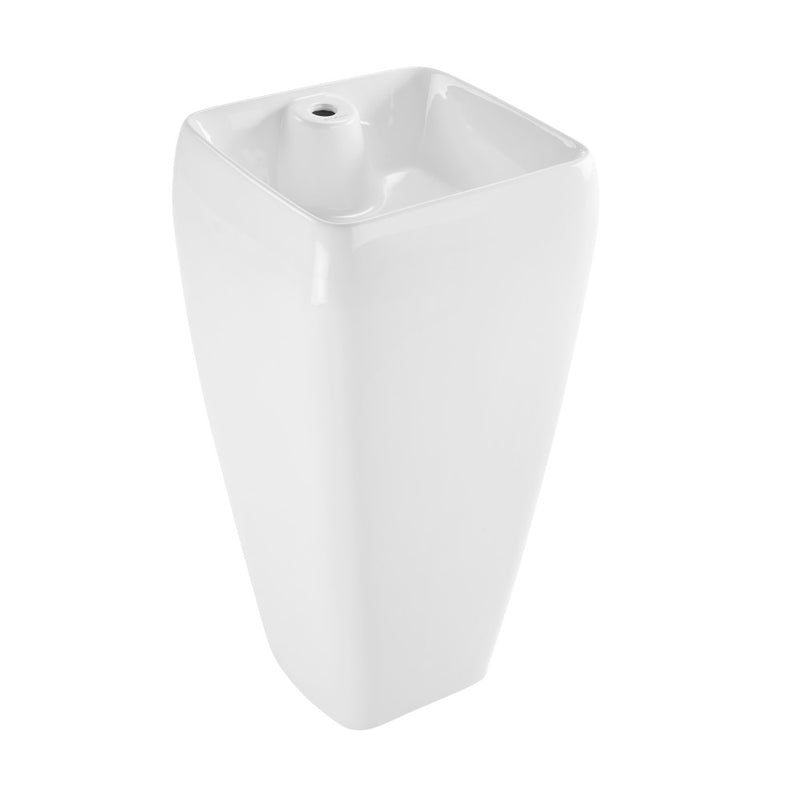 Carre One Piece Pedestal Sink