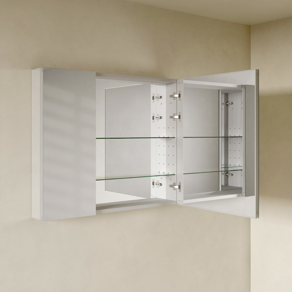 Cache 36 x 30 Rectangle Recessed/Wall Mount Medicine Cabinet with Mirrored Sides