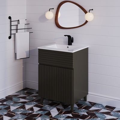 Bernay 24" Bathroom Vanity in Cedar Grey