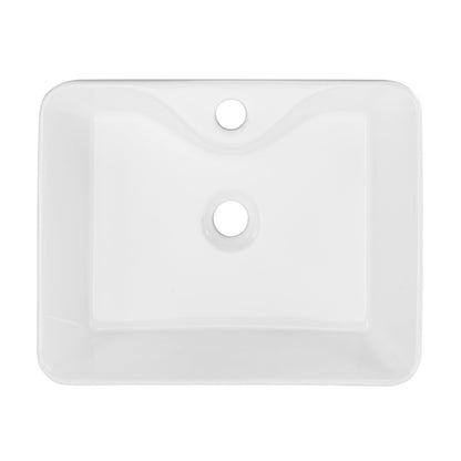 Rennes 19" Vessel Sink in Glossy White