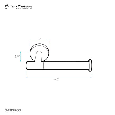 Avallon Toilet Paper Holder in Chrome