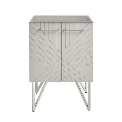 Annecy 24 Mayhem Greige Bathroom Vanity Cabinet Only (SM-BV256EI)