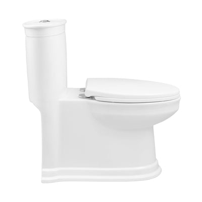 Santorini One-Piece Elongated Toilet Dual-Flush 1.1/1.6 gpf