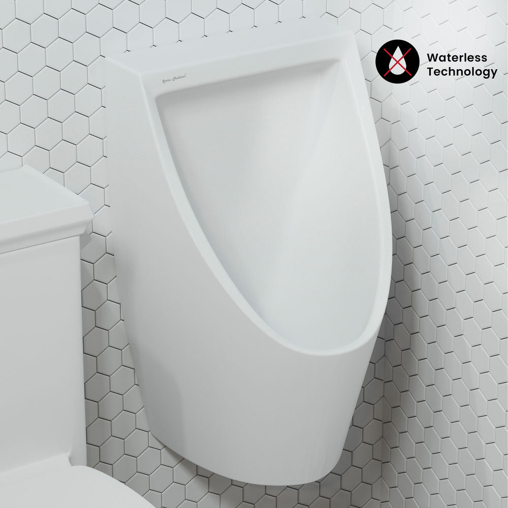 Voltaire Waterless Urinal in White