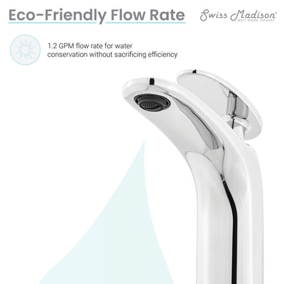 Claire 24" Rectangle Console Sink with Faucet, Drain, P-trap included, with Chrome Legs