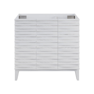 Cascade 36'' Bathroom Vanity in White - Cabinet