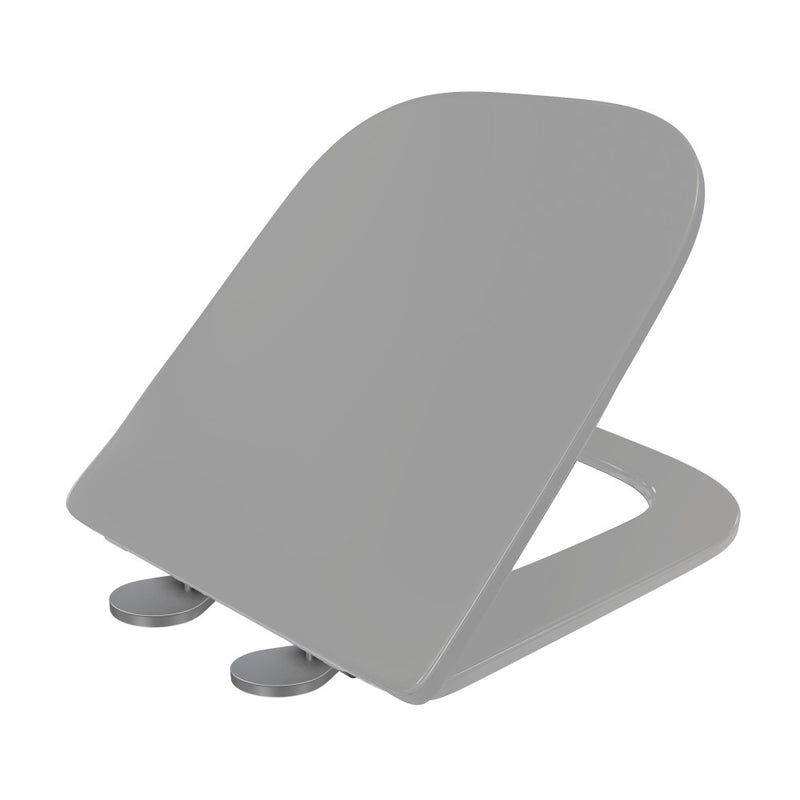 Quick Release Toilet Seat in Matte Gray (SM-1T106MG)