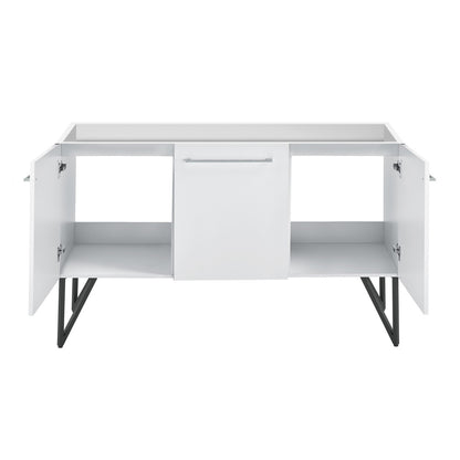 Annecy 60 Glossy White Bathroom Vanity Cabinet Only (SM-BV216)
