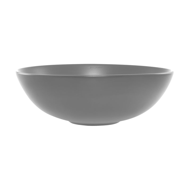 Classe 16 Color Ceramic Sink in Matte Gray