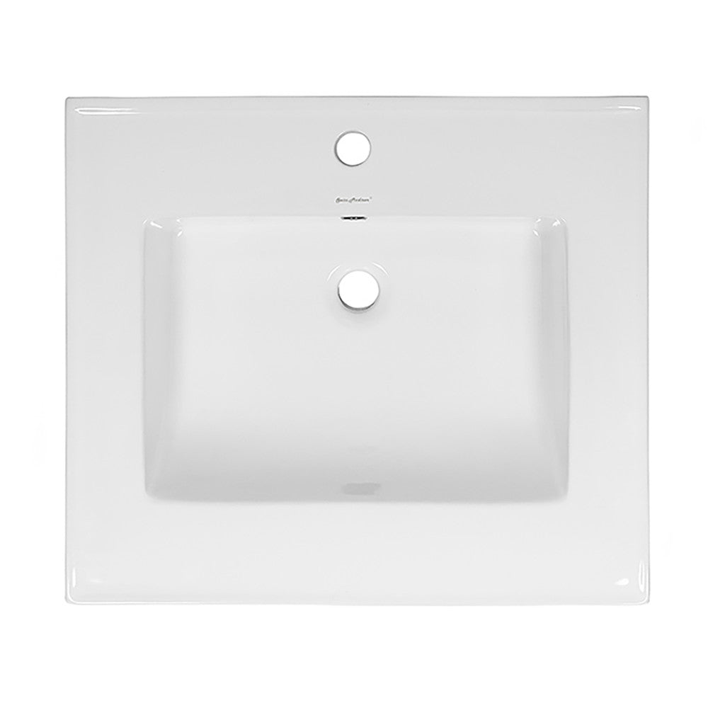 Voltaire 25 Vanity Top Sink with Single Faucet Hole