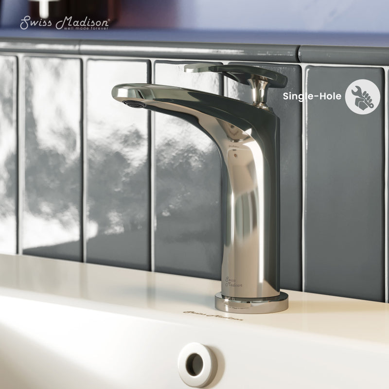 Sublime Single Hole, Single-Handle, Bathroom Faucet in Chrome