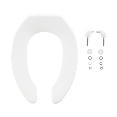 Commercial Standard Elongated Seat, Glossy White