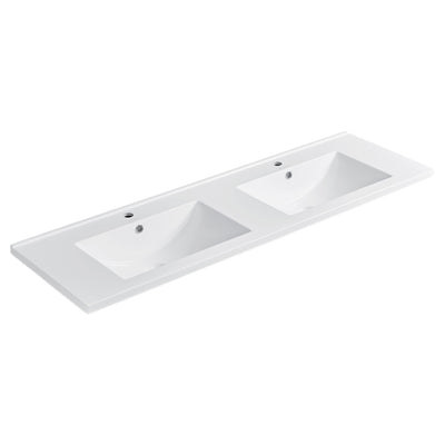 60" Vanity Top Bathroom Sink