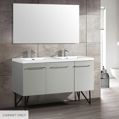 Annecy 60 Brushed Gray Bathroom Vanity Cabinet Only (SM-BV236)