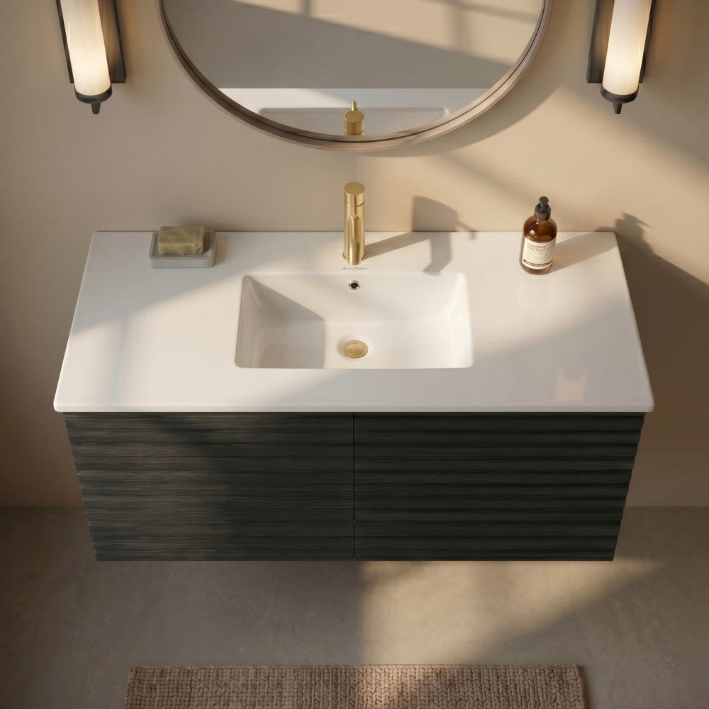 Voltaire 49 Vanity Top Sink with Single Faucet Hole