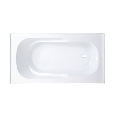 Ivy 60" x 30" Right-Hand Drain Alcove Bathtub with Apron