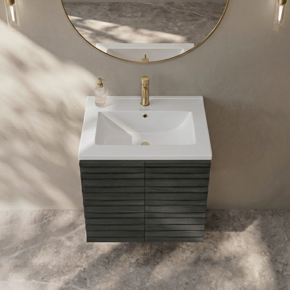 Voltaire 25 Vanity Top Sink with Single Faucet Hole