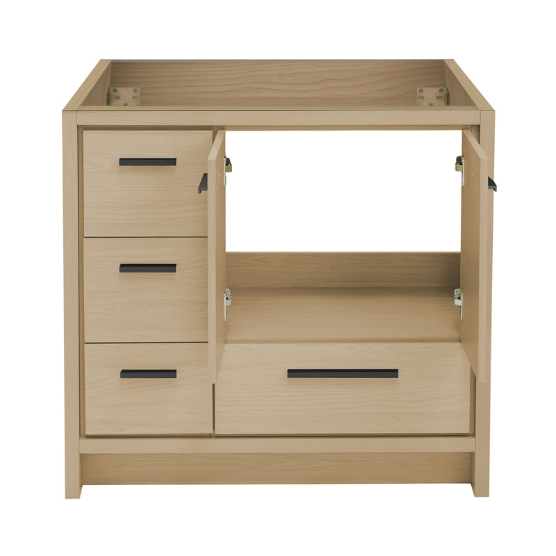 Virage 36 Freestanding, Bathroom Vanity in Oak - Cabinet