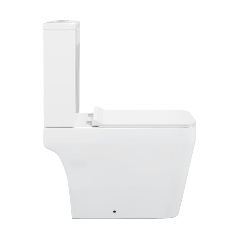 Rivoli Two-Piece Square Toilet Dual-Flush 1.1/1.6 gpf