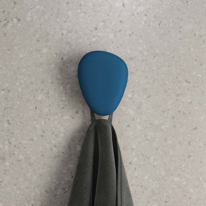 Plaisir Concrete Bathroom Robe Hook in Royal Blue