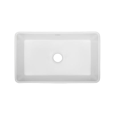 Delice 30 x 18 Ceramic, Farmhouse Kitchen Sink with Apron