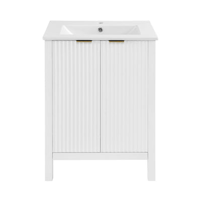 Bastille 24" Bathroom Vanity in White