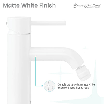 Ivy Bidet Faucet in Matte White