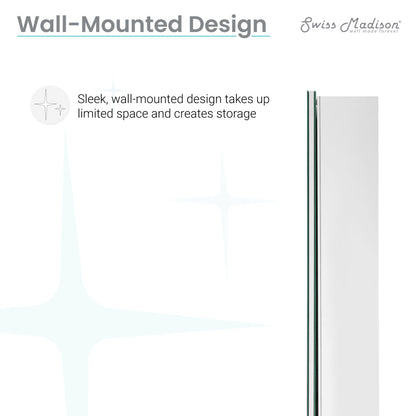 Cache 20 in. x 30 in. Mirrored Aluminum Medicine Cabinet