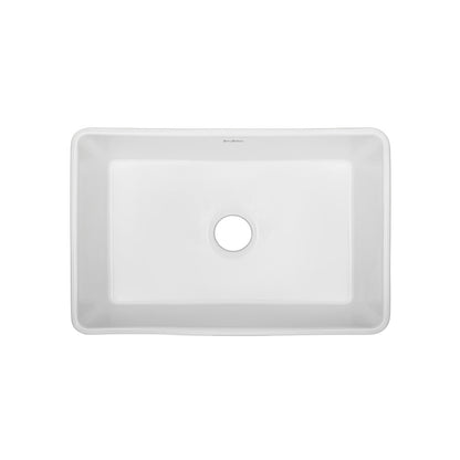 Delice 24 x 18 Ceramic, Farmhouse Kitchen Sink with Apron