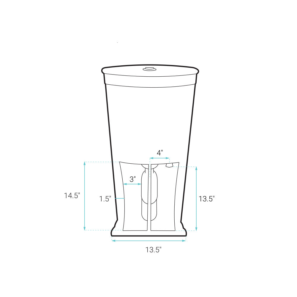 Santorini One-Piece Elongated Toilet Dual-Flush 1.1/1.6 gpf