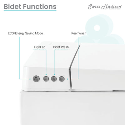 Pur Smart Wall-Hung Toilet with Bidet Bundle (SM-ST080, SM-WCB02)