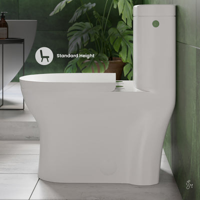 Monaco One-Piece Elongated Toilet Dual-Flush 1.1/1.6 gpf, Touchless