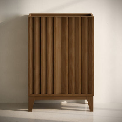 Troyes 24" Freestanding Bathroom Vanity Cabinet without Top in Brown Oak
