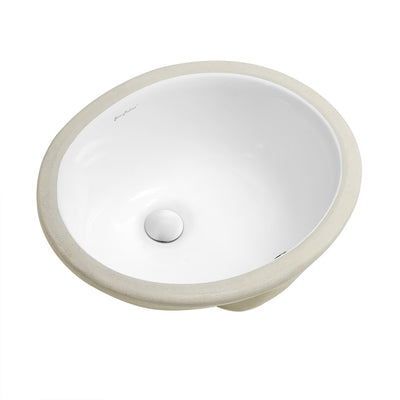 Plaisir 16.5 Oval Under-Mount Bathroom Sink