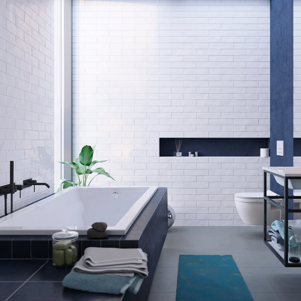 Voltaire 72" x 36" Reversible Drain Drop-In Bathtub