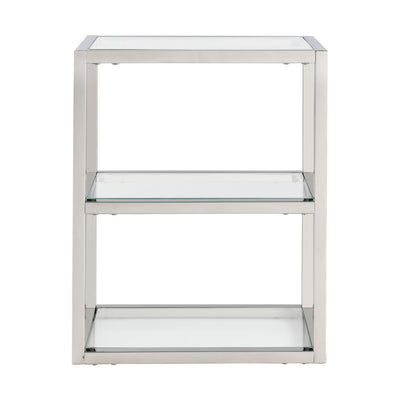 Pierre 16"x20"x10" Wall-Mounted Linen Cabinet in Chrome